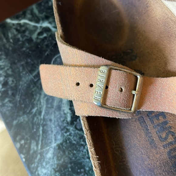 Birkenstock Gizeh in Washed Metallic Sea Copper, size 39 - Picture 3 of 9